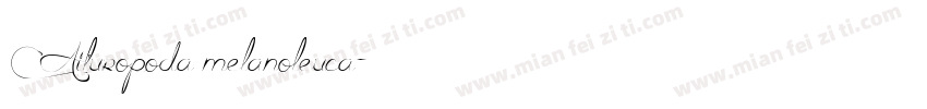 Ailuropoda melanoleuca字体转换
